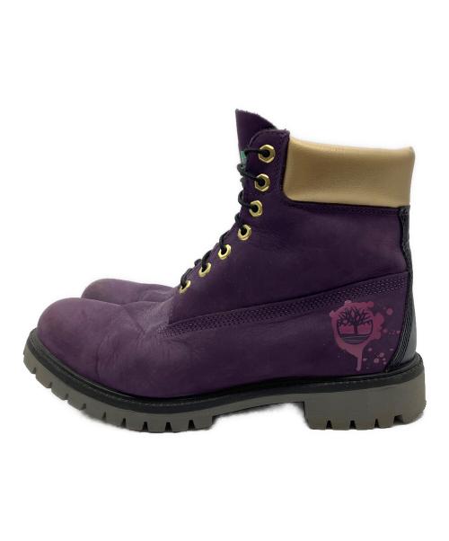 Timberland（ティンバーランド）Timberland (ティンバーランド) 6インチブーツ パープル サイズ:27.5の古着・服飾アイテム