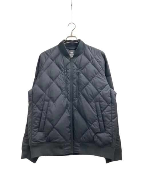 UNIQLO（ユニクロ）UNIQLO (ユニクロ) WHITE MOUNTAINEERING (ホワイトマウンテ二アニング) リサイクルハイブリッドダウンジャケット ブラック サイズ:Lの古着・服飾アイテム