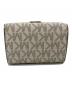 MICHAEL KORS (マイケルコース) MICHAEL KORS　3つ折り財布 ベージュ×ブラウン：6000円