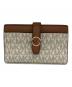 MICHAEL KORS（マイケルコース）の古着「MICHAEL KORS　2つ折り財布」｜ベージュ×ブラウン