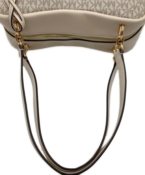 MICHAEL KORS（マイケルコース）MICHAEL KORS (マイケルコース) 2WAYバッグ ベージュの古着・服飾アイテム