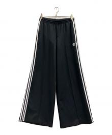 adidas（アディダス）の古着「リラックスワイドレッグパンツ」｜ブラック