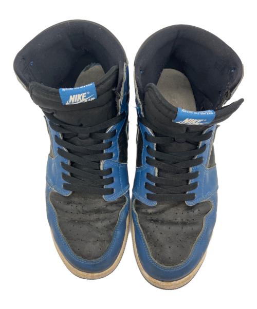 NIKE（ナイキ）NIKE (ナイキ) AIR JORDAN 1 RETRO HIGH OG ブルー×ブラック サイズ:30.5の古着・服飾アイテム