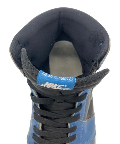 NIKE（ナイキ）NIKE (ナイキ) AIR JORDAN 1 RETRO HIGH OG ブルー×ブラック サイズ:30.5の古着・服飾アイテム