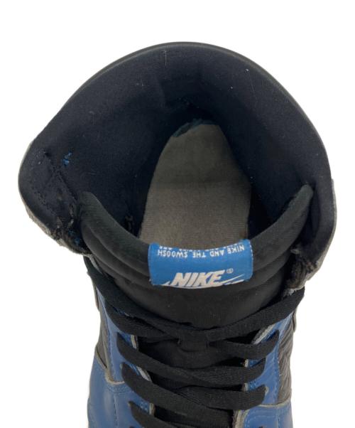 NIKE（ナイキ）NIKE (ナイキ) AIR JORDAN 1 RETRO HIGH OG ブルー×ブラック サイズ:30.5の古着・服飾アイテム