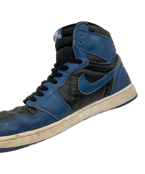 NIKE（ナイキ）NIKE (ナイキ) AIR JORDAN 1 RETRO HIGH OG ブルー×ブラック サイズ:30.5の古着・服飾アイテム