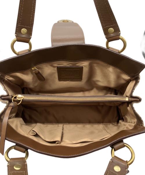 COACH（コーチ）COACH (コーチ) COACH　トートバッグ ベージュの古着・服飾アイテム