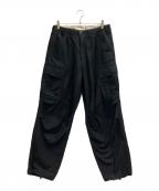 Liberaidersリベレイダース）の古着「6-POCKET ARMY BAGGY PANTS」｜ブラック