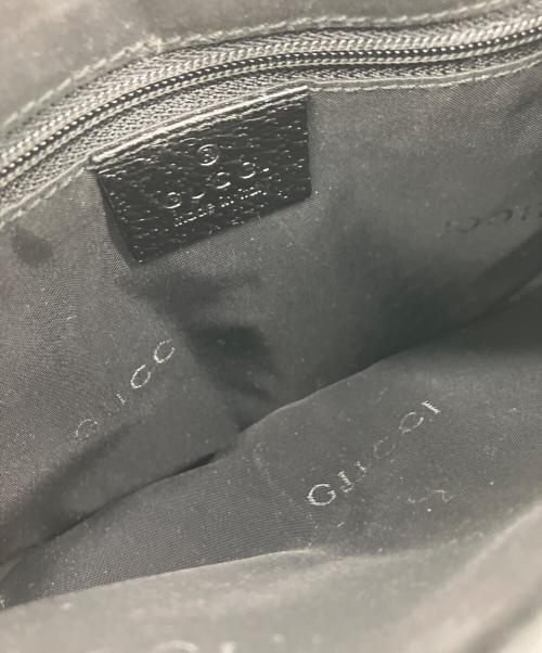 GUCCI（グッチ）GUCCI (グッチ) GUCCI　セミショルダーバッグ ブラックの古着・服飾アイテム