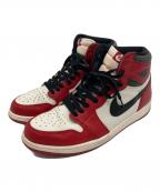 NIKEナイキ）の古着「NIKE　ハイカットスニーカー」｜レッド
