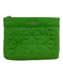 Kate Spade（ケイトスペード）の古着「Kate Spade　コスメポーチ」｜グリーン