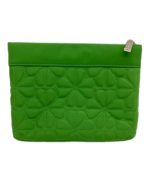 Kate Spade（ケイトスペード）Kate Spade (ケイトスペード) Kate Spade　コスメポーチ グリーンの古着・服飾アイテム