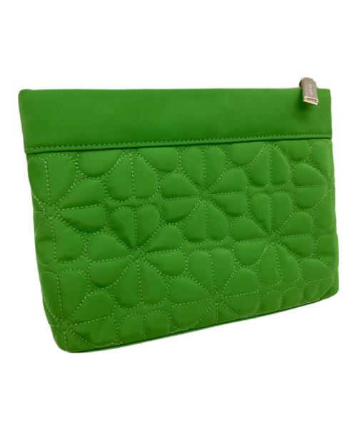 Kate Spade（ケイトスペード）Kate Spade (ケイトスペード) Kate Spade　コスメポーチ グリーンの古着・服飾アイテム
