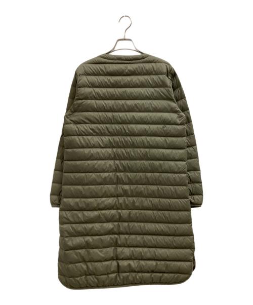 DANTON（ダントン）DANTON (ダントン) Vネックロングインナーダウンコート オリーブ サイズ:36の古着・服飾アイテム