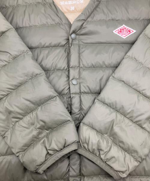 DANTON（ダントン）DANTON (ダントン) Vネックロングインナーダウンコート オリーブ サイズ:36の古着・服飾アイテム