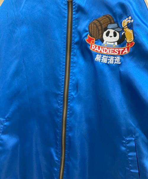 pandiesta japan（パンディエスタジャパン）PANDIESTA JAPAN (パンディエスタジャパン) スカジャン ブルー サイズ:XLの古着・服飾アイテム