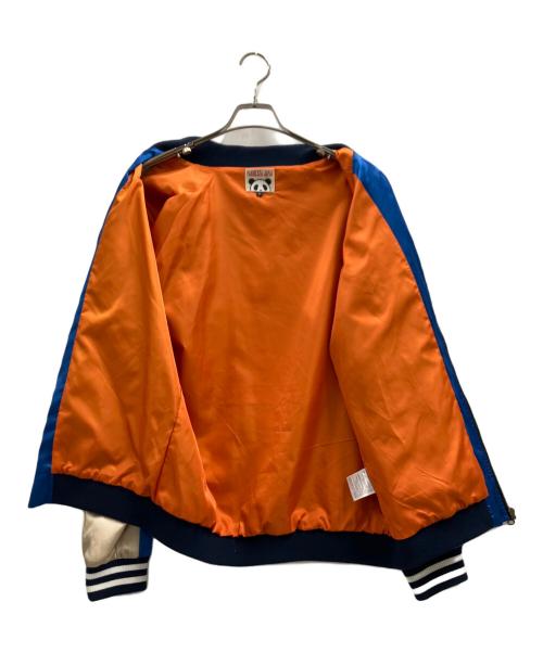pandiesta japan（パンディエスタジャパン）PANDIESTA JAPAN (パンディエスタジャパン) スカジャン ブルー サイズ:XLの古着・服飾アイテム