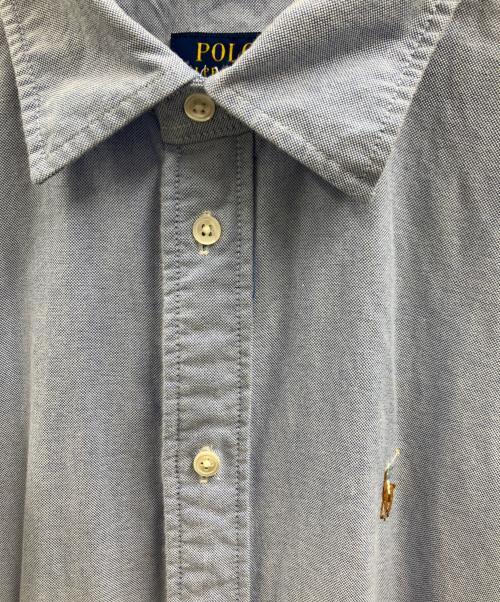 POLO RALPH LAUREN（ポロ・ラルフローレン）POLO RALPH LAUREN (ポロ・ラルフローレン) シャツワンピース ブルー サイズ:4の古着・服飾アイテム