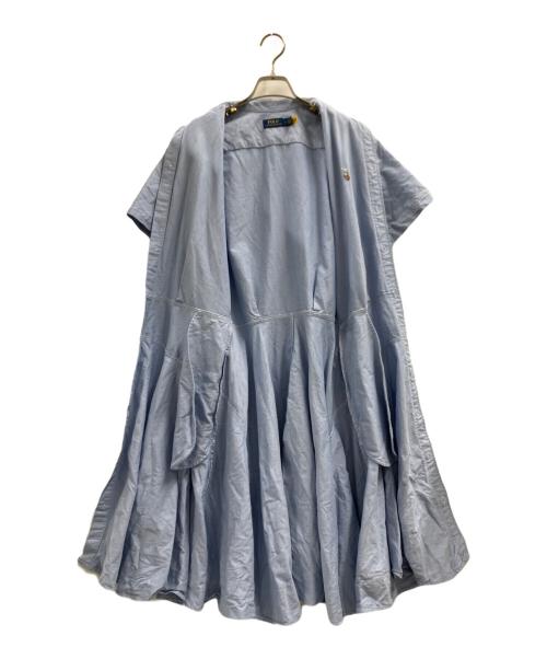 POLO RALPH LAUREN（ポロ・ラルフローレン）POLO RALPH LAUREN (ポロ・ラルフローレン) シャツワンピース ブルー サイズ:4の古着・服飾アイテム