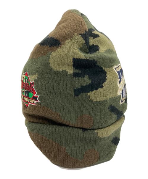 SUPREME（シュプリーム）Supreme (シュプリーム) New Era (ニューエラ) Supreme　New Era　ニット帽 オリーブの古着・服飾アイテム