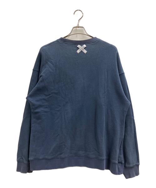 maison kitsune（メゾンキツネ）MAISON KITSUNE (メゾンキツネ) ADER error (アーダーエラー) スウェット ネイビー サイズ:A3の古着・服飾アイテム
