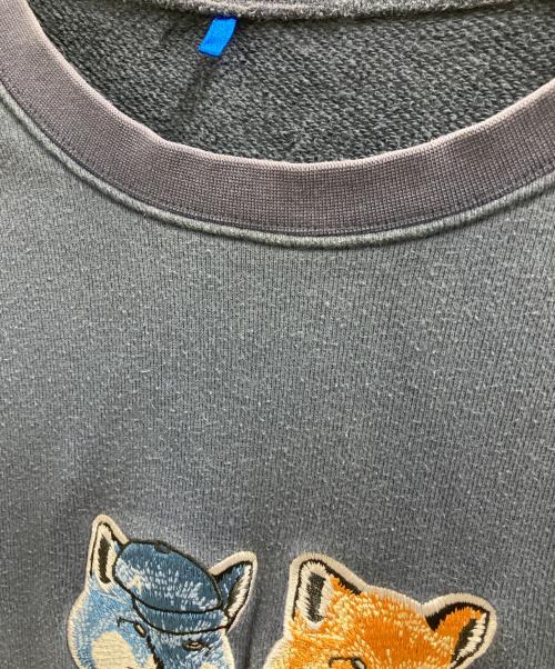 maison kitsune（メゾンキツネ）MAISON KITSUNE (メゾンキツネ) ADER error (アーダーエラー) スウェット ネイビー サイズ:A3の古着・服飾アイテム