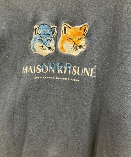 maison kitsune（メゾンキツネ）MAISON KITSUNE (メゾンキツネ) ADER error (アーダーエラー) スウェット ネイビー サイズ:A3の古着・服飾アイテム