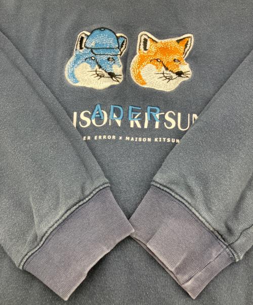maison kitsune（メゾンキツネ）MAISON KITSUNE (メゾンキツネ) ADER error (アーダーエラー) スウェット ネイビー サイズ:A3の古着・服飾アイテム