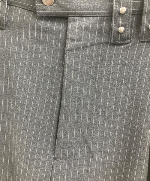 ANDER HUNK（アンダーハンク）ANDER HUNK (アンダーハンク) スタッズデザインバギースラックス ブラック サイズ:Sの古着・服飾アイテム