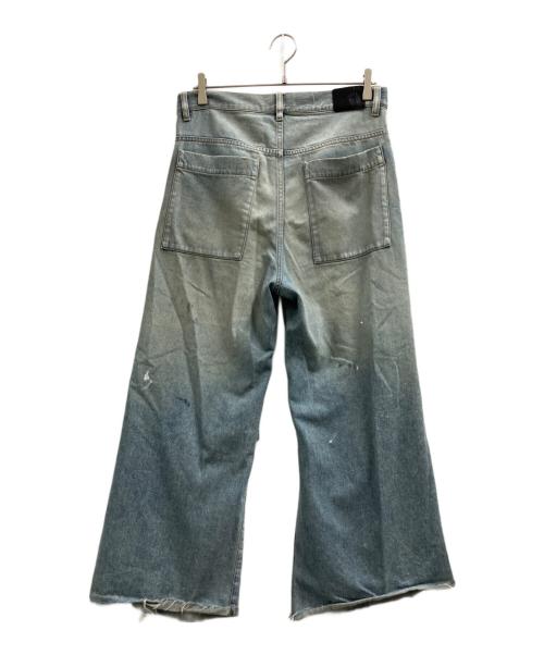 VEIN（ヴェイン）VEIN (ヴェイン) デニムカットオフバギーパンツ インディゴ サイズ:2の古着・服飾アイテム