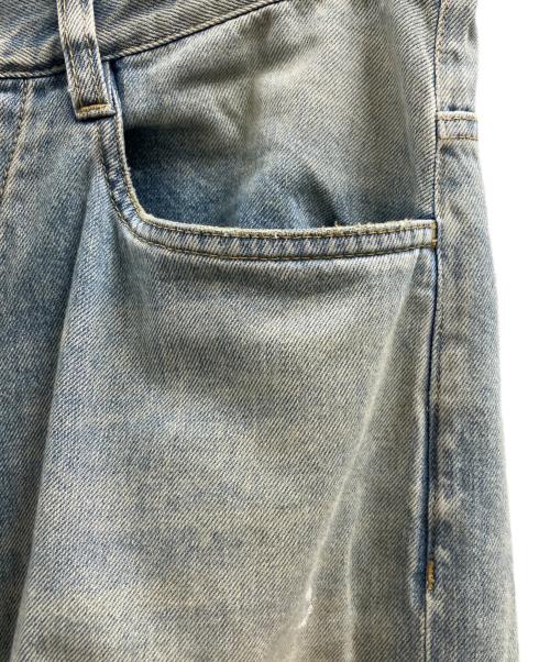 VEIN（ヴェイン）VEIN (ヴェイン) デニムカットオフバギーパンツ インディゴ サイズ:2の古着・服飾アイテム