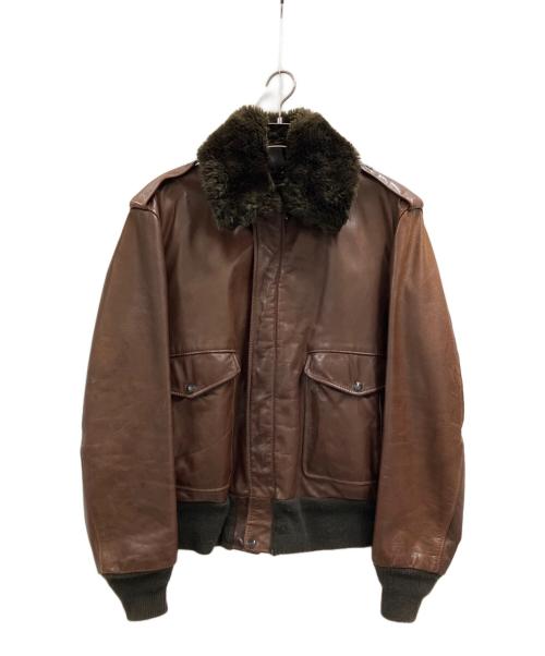 Schott（ショット）Schott (ショット) フライトジャケット ブラウン サイズ:44の古着・服飾アイテム