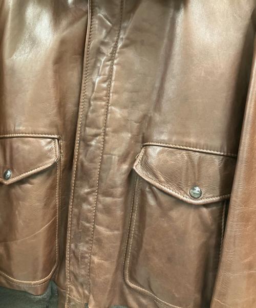 Schott（ショット）Schott (ショット) フライトジャケット ブラウン サイズ:44の古着・服飾アイテム