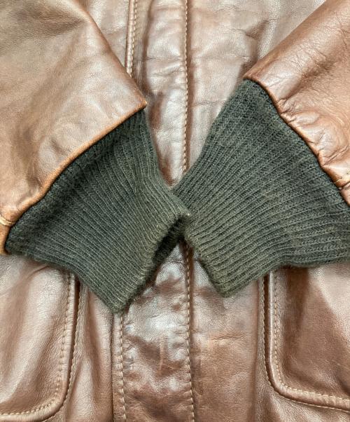 Schott（ショット）Schott (ショット) フライトジャケット ブラウン サイズ:44の古着・服飾アイテム