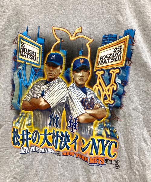 LEE（リー）LEE (リー) 00'sプリントTシャツ 松井の大対決 グレー サイズ:XLの古着・服飾アイテム