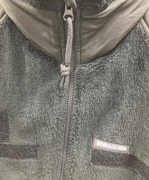 WIND AND SEA（ウィンダンシー）WIND AND SEA (ウィンダンシー) WDS MILITARY FLEECE JACKET ブラック サイズ:Mの古着・服飾アイテム