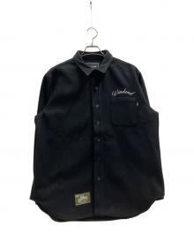 WIND AND SEA×JOHNSON WOOLEN MILLS（ウィンダンシー×ジョンソンウーレンミルズ）の古着「コーチジャケット」｜ブラック