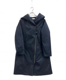 BARNEYS NEWYORK（バーニーズ・ニューヨーク）の古着「ショールカラーコート」｜ネイビー