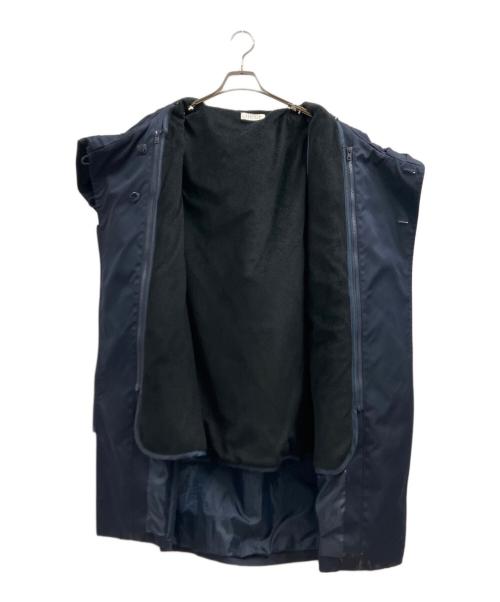 BARNEYS NEWYORK（バーニーズ・ニューヨーク）BARNEYS NEWYORK (バーニーズ・ニューヨーク) ショールカラーコート ネイビー サイズ:40の古着・服飾アイテム