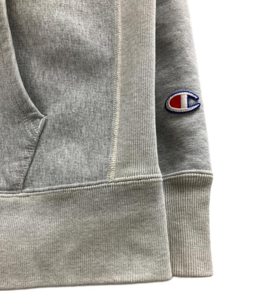 stussy（ステューシー）stussy (ステューシー) Champion REVERSE WEAVE (チャンピオン リバース ウィーブ) ジップパーカー グレー サイズ:Lの古着・服飾アイテム