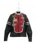 VANSON（バンソン）の古着「レザージャケット」｜ブラック×レッド
