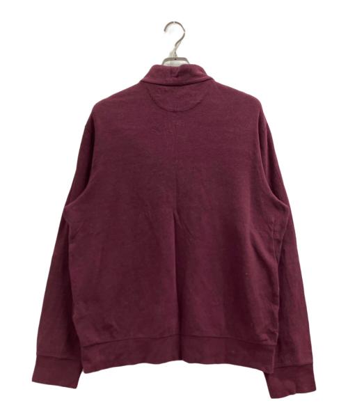 POLO RALPH LAUREN（ポロ・ラルフローレン）POLO RALPH LAUREN (ポロ・ラルフローレン) ハーフジップスウェット ワインレッド サイズ:Lの古着・服飾アイテム