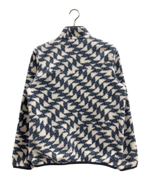 Patagonia（パタゴニア）Patagonia (パタゴニア) シンチラ・スナップT ホワイト×ネイビー サイズ:Sの古着・服飾アイテム