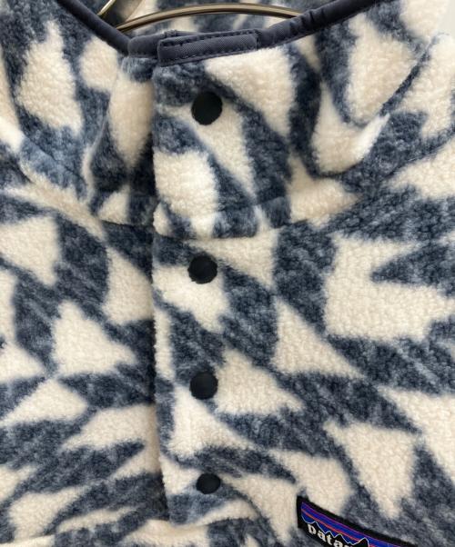 Patagonia（パタゴニア）Patagonia (パタゴニア) シンチラ・スナップT ホワイト×ネイビー サイズ:Sの古着・服飾アイテム