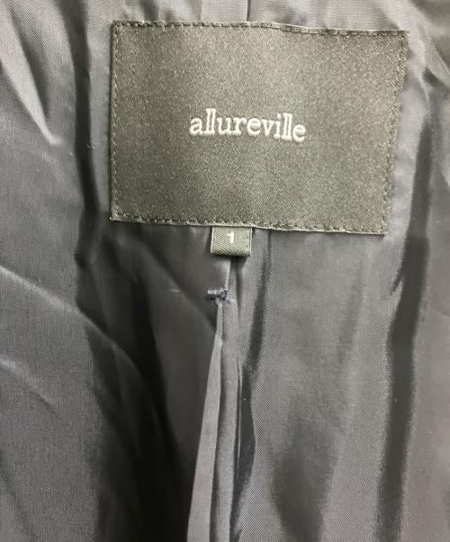 allureville（アルアバイル）allureville (アルアバイル) コート ブラック サイズ:1の古着・服飾アイテム