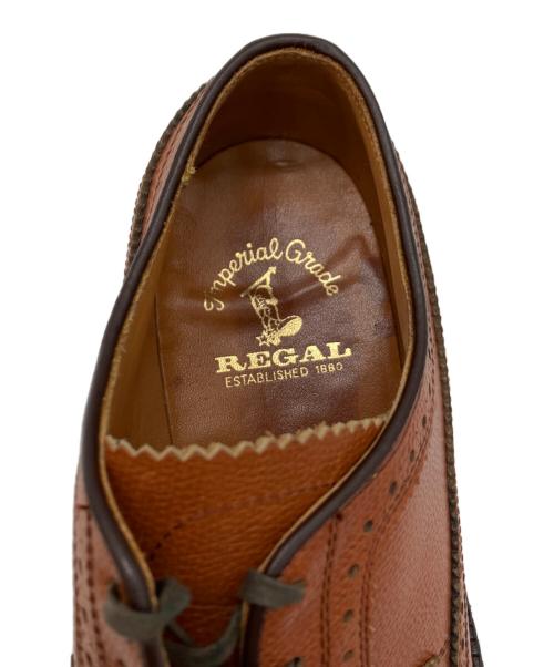REGAL（リーガル）REGAL (リーガル) ウィングチップシューズ ブラウン サイズ:25の古着・服飾アイテム