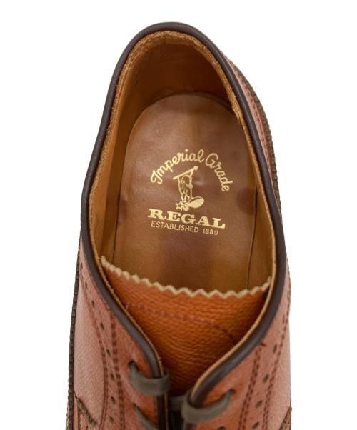 REGAL（リーガル）REGAL (リーガル) ウィングチップシューズ ブラウン サイズ:25の古着・服飾アイテム