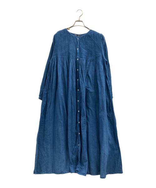 ICHI Antiquites（イチアンティークス）ichi Antiquites (イチアンティークス) 長袖ワンピース ネイビー サイズ:FREE 未使用品の古着・服飾アイテム