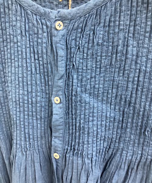 ICHI Antiquites（イチアンティークス）ichi Antiquites (イチアンティークス) 長袖ワンピース ネイビー サイズ:FREE 未使用品の古着・服飾アイテム