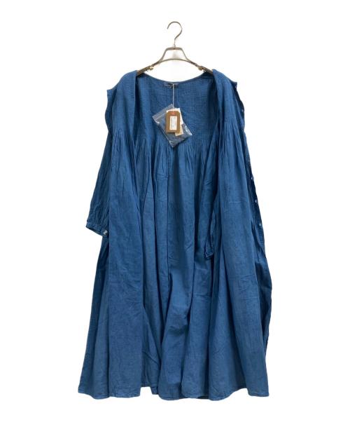 ICHI Antiquites（イチアンティークス）ichi Antiquites (イチアンティークス) 長袖ワンピース ネイビー サイズ:FREE 未使用品の古着・服飾アイテム